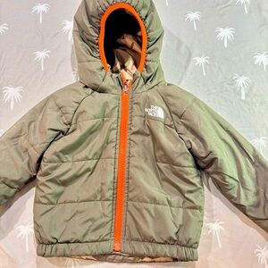 The North Face Olive Jacket double sized coat